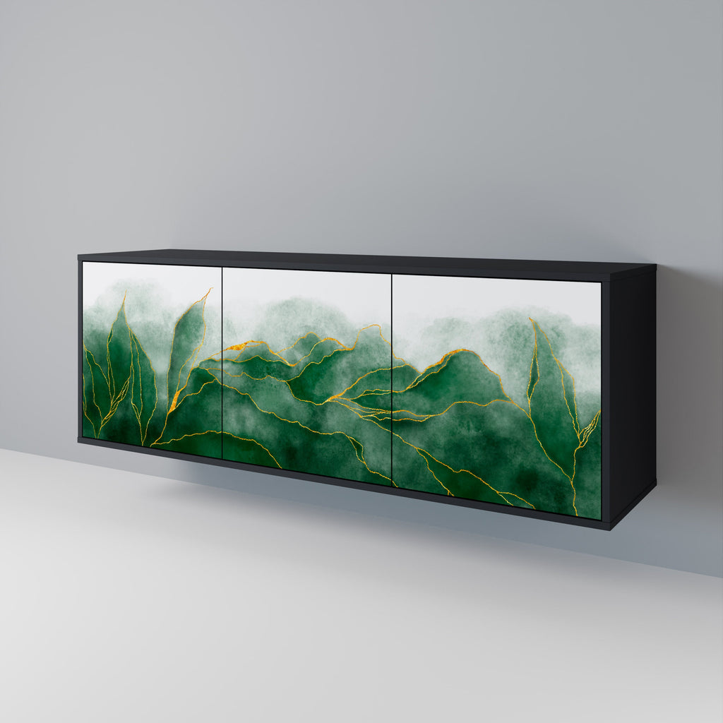 EXPENSIVE NATURE 3-türiges Sideboard in Schwarz