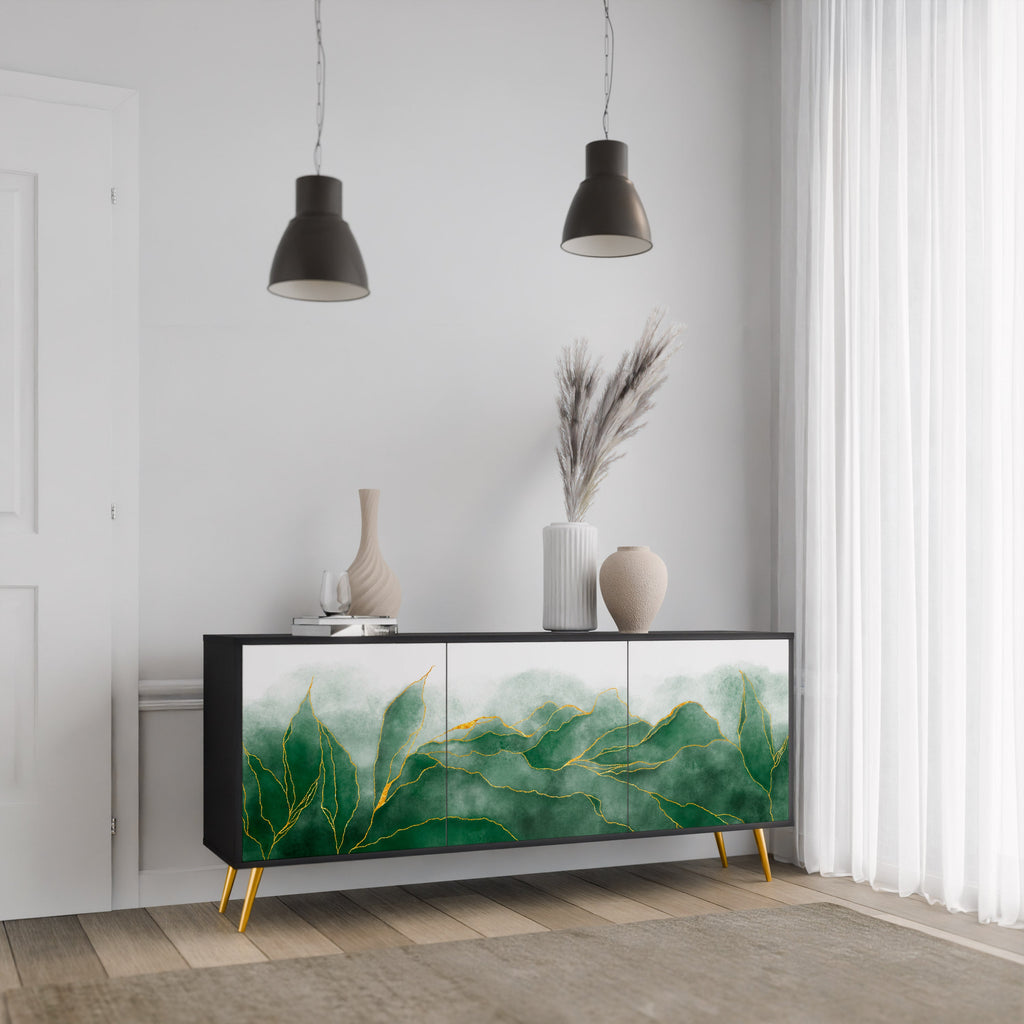 EXPENSIVE NATURE 3-türiges Sideboard in Schwarz