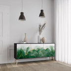 EXPENSIVE NATURE 3-Door Sideboard in Black Finish