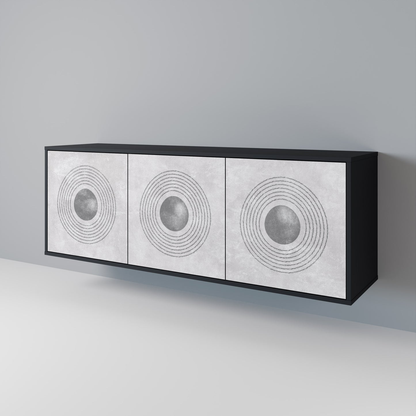 SOLID CIRCLES 3-türiges Sideboard