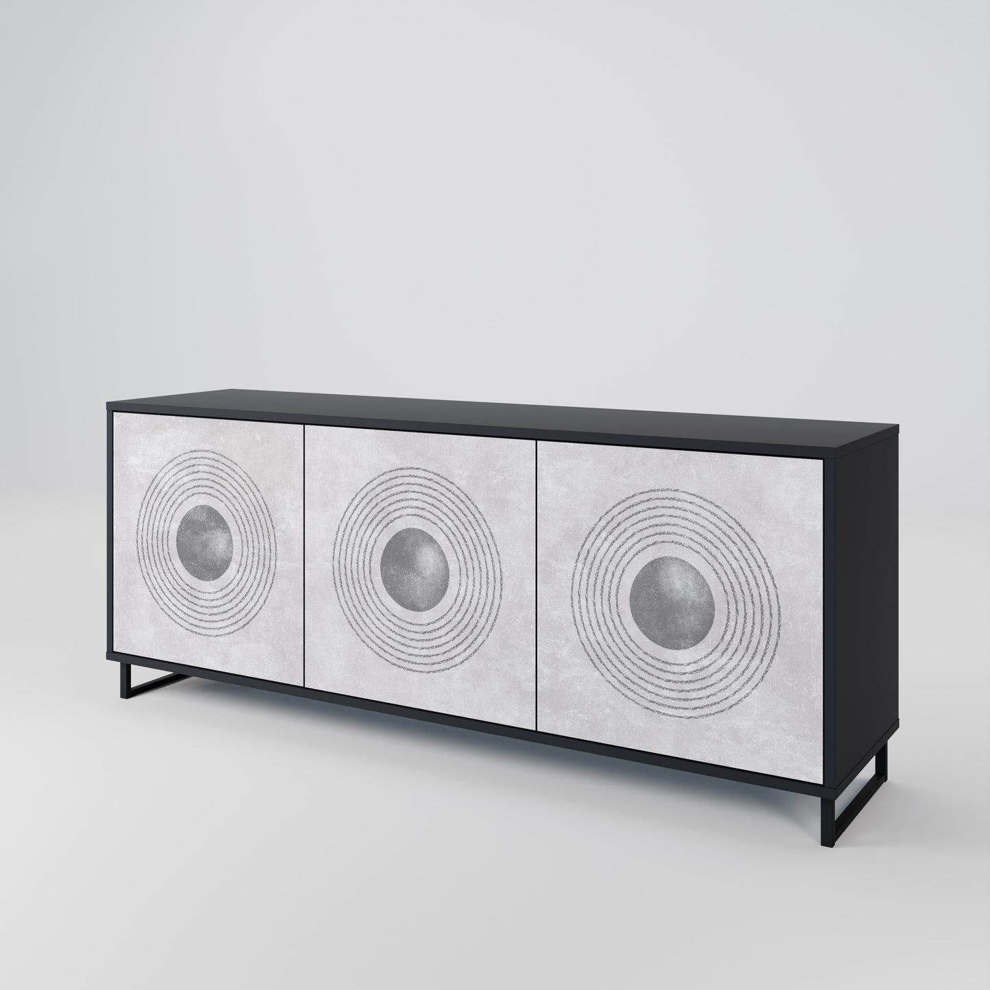 SOLID CIRCLES 3-türiges Sideboard
