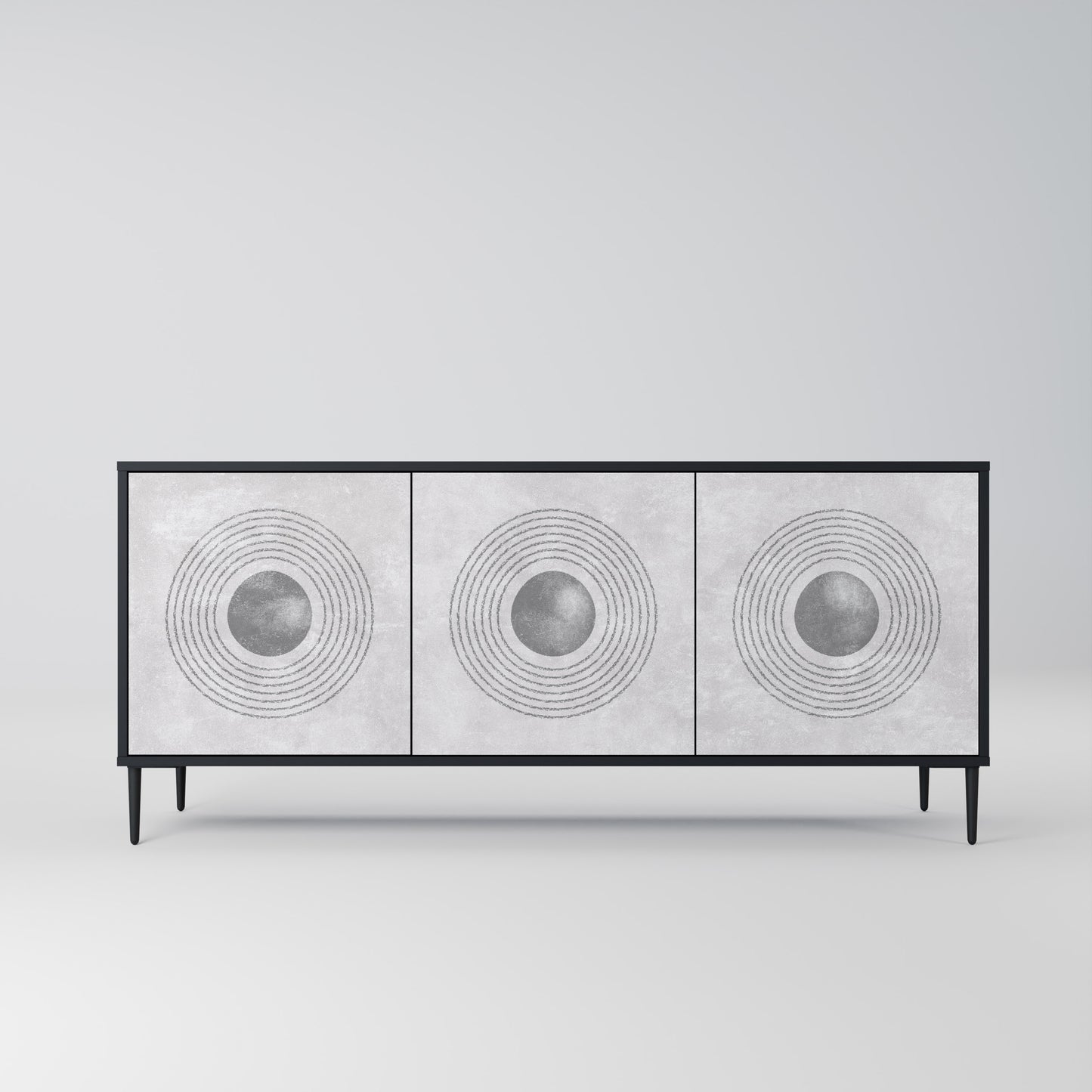 SOLID CIRCLES 3-türiges Sideboard