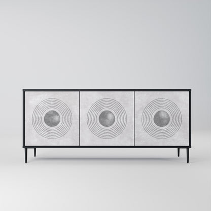 SOLID CIRCLES 3-türiges Sideboard