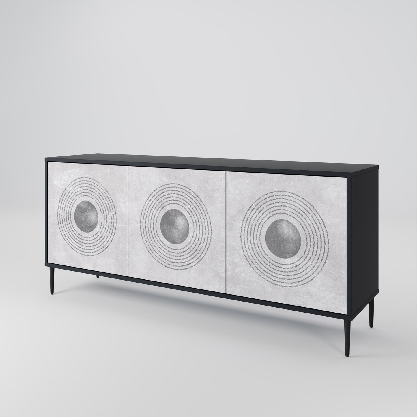 SOLID CIRCLES 3-türiges Sideboard