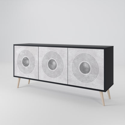 SOLID CIRCLES 3-türiges Sideboard