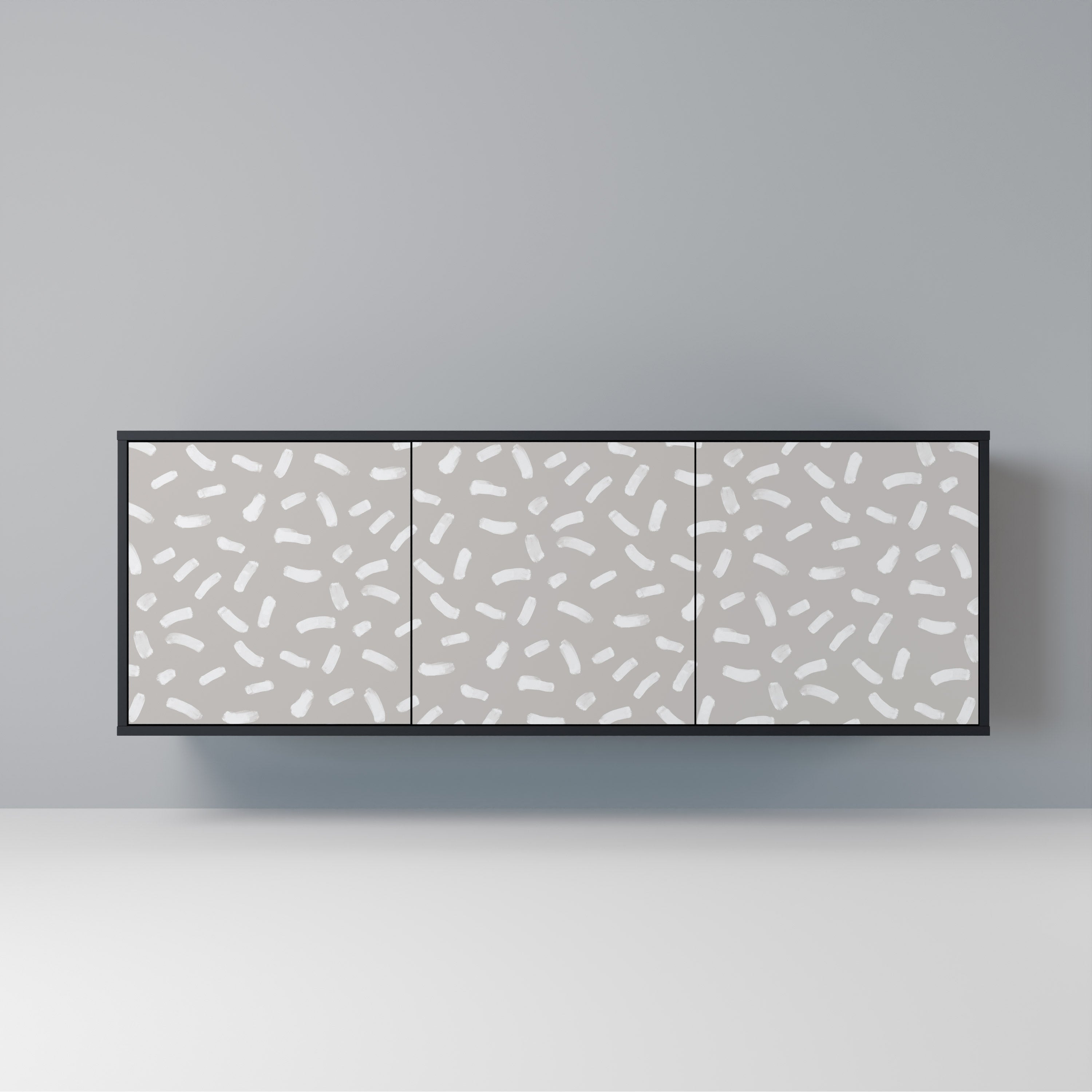 PASSING SECONDS 3-türiges Sideboard in Schwarz
