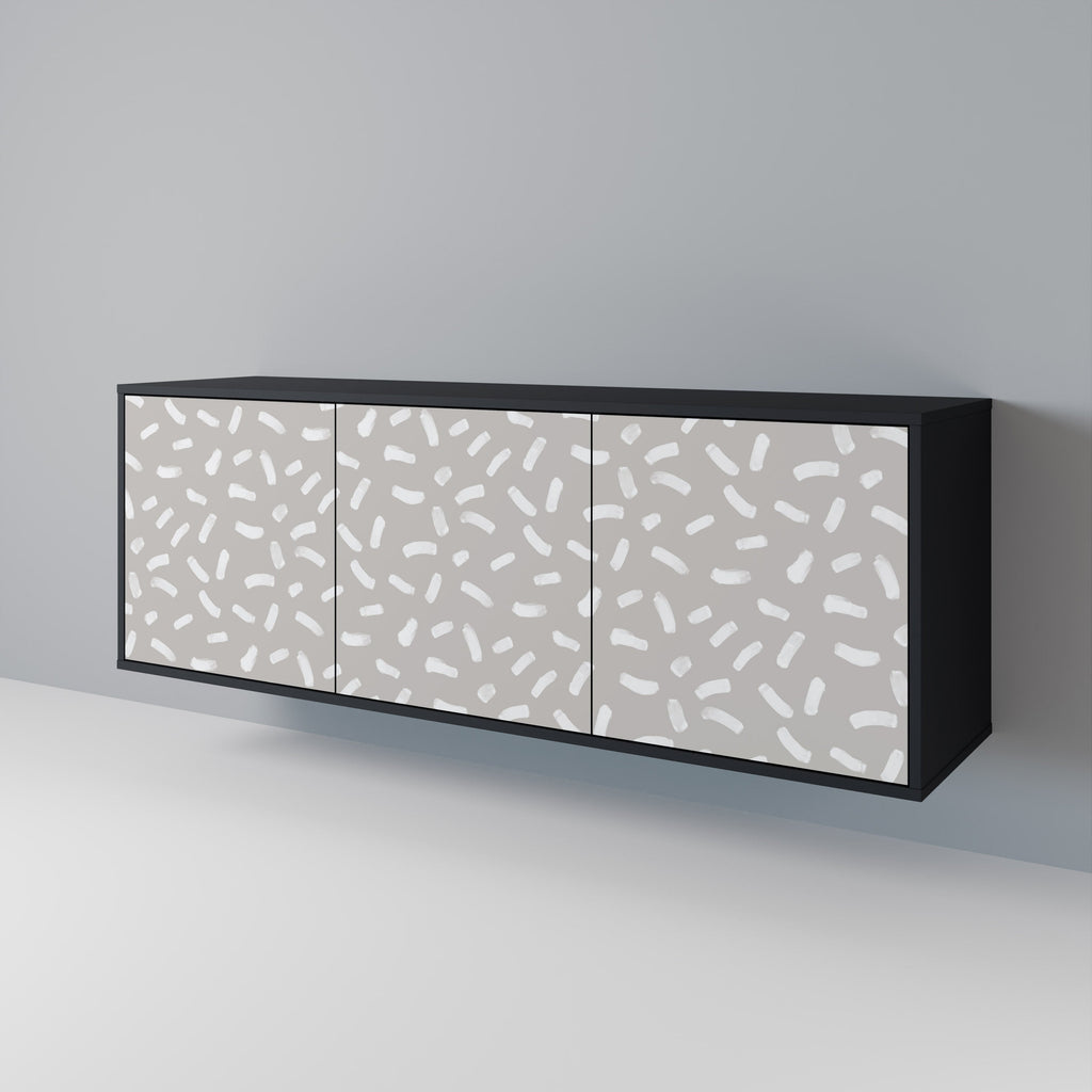 PASSING SECONDS 3-türiges Sideboard in Schwarz