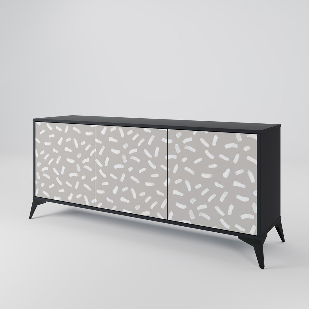 PASSING SECONDS 3-türiges Sideboard in Schwarz