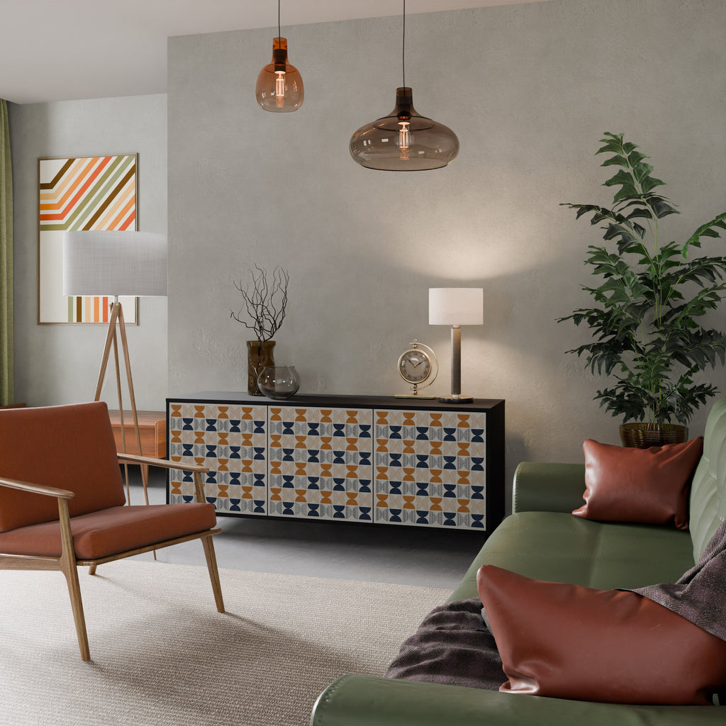 REFLECTION RANGE 3-türiges Sideboard in Schwarz