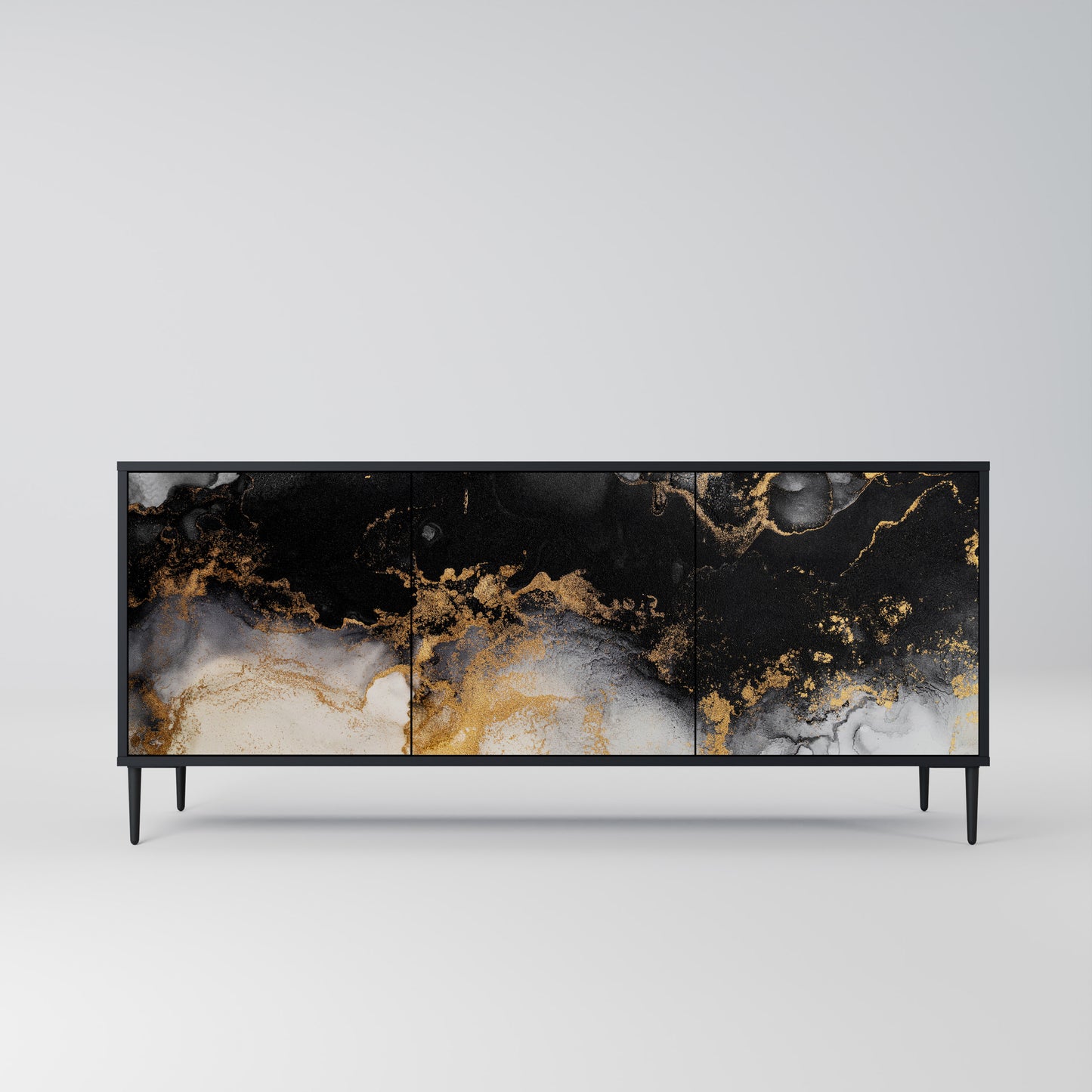 MARBLE OF TOMMORROW 3-türiges Sideboard