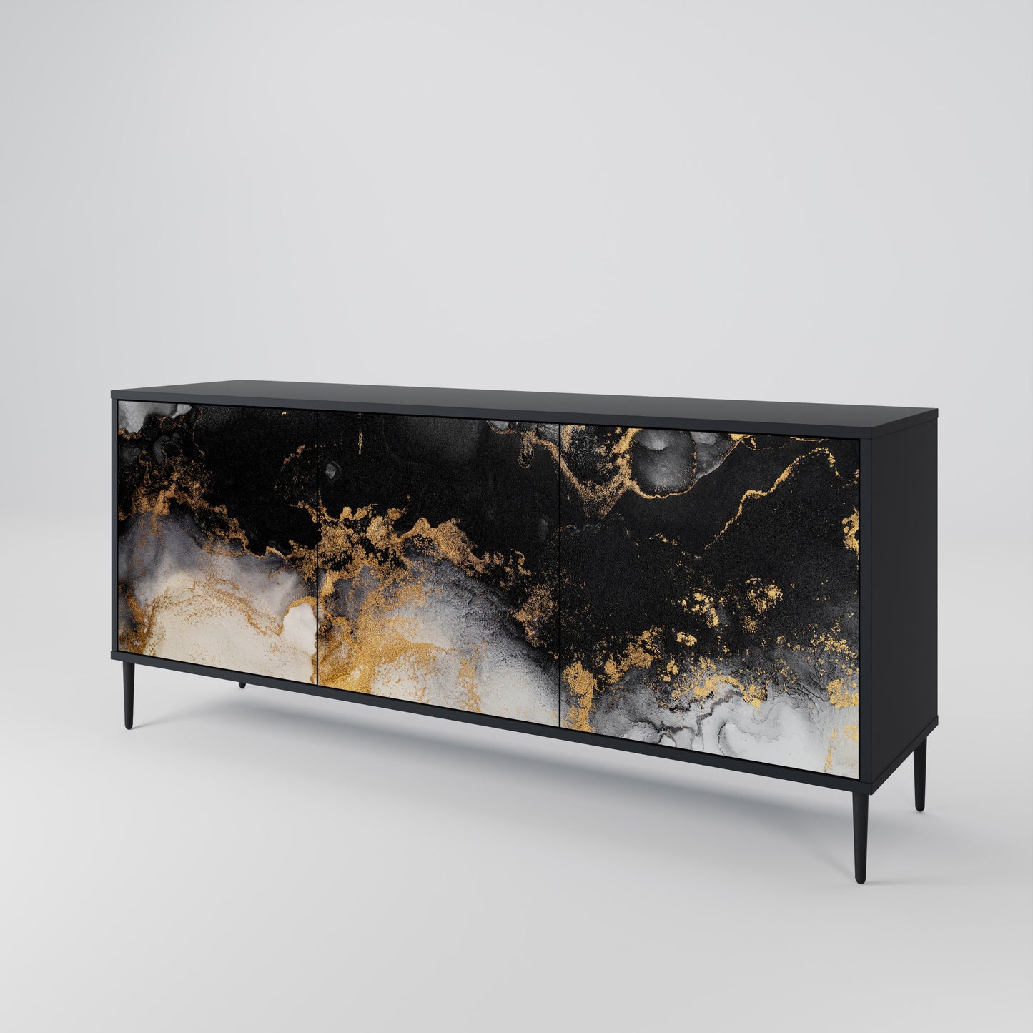 MARBLE OF TOMMORROW 3-türiges Sideboard