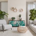 ABSTRACT ALCHEMY Sideboard mit 3 Türen in Schwarz