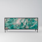 ABSTRACT ALCHEMY Sideboard mit 3 Türen in Schwarz