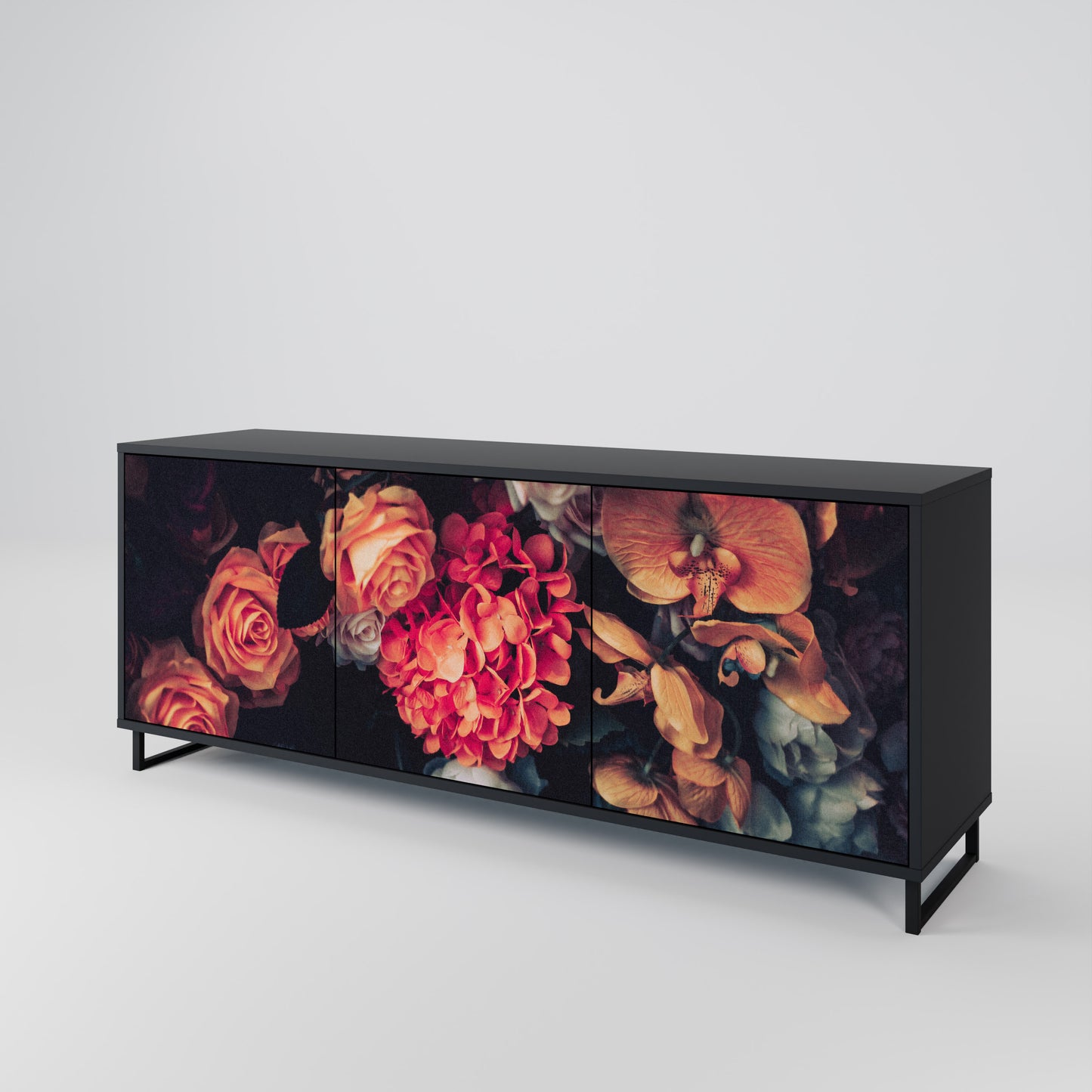 NEVERENDING BLOOM 3-türiges Sideboard