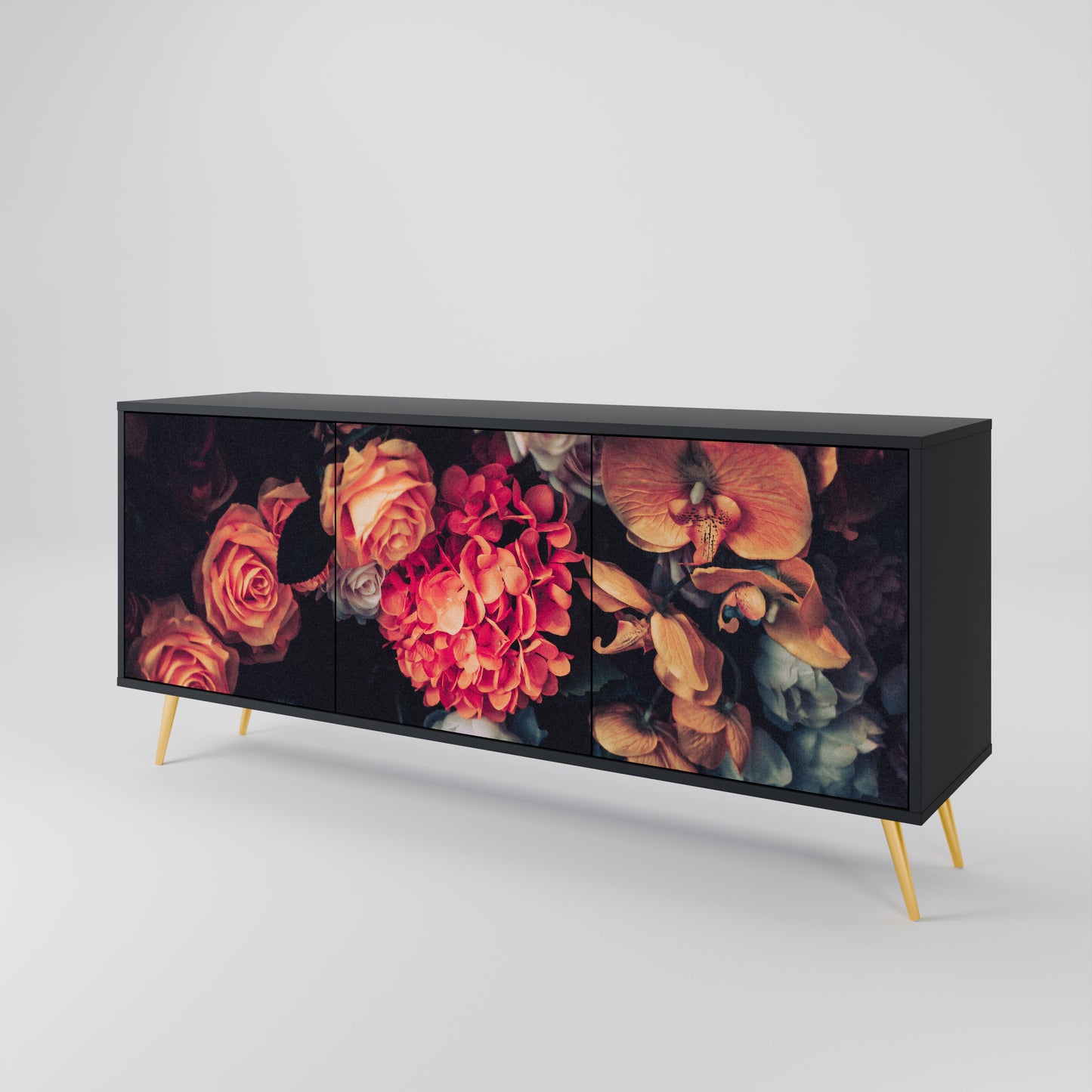 NEVERENDING BLOOM 3-türiges Sideboard