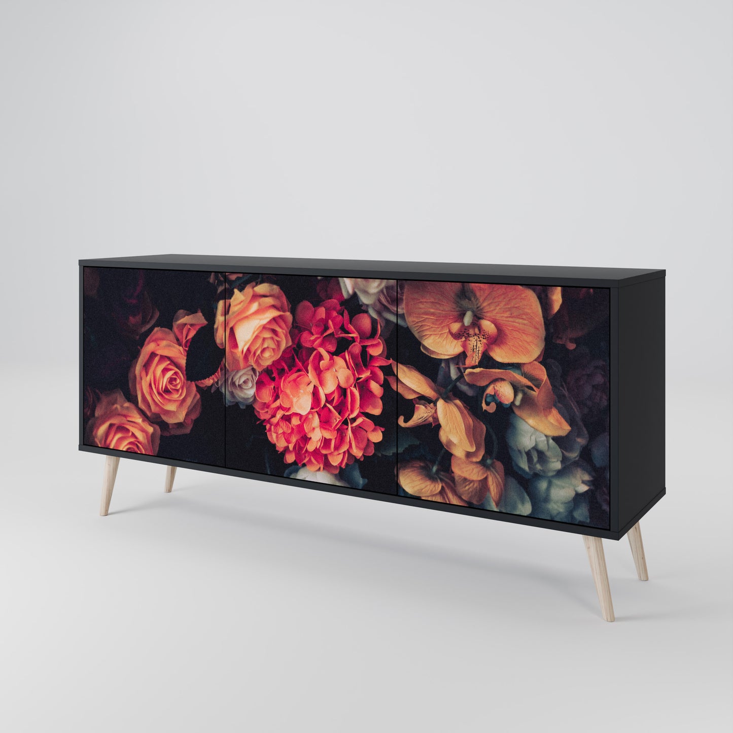 NEVERENDING BLOOM 3-türiges Sideboard