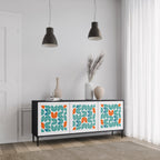 BE THE CHANGE 3-Door Sideboard in Black Finish