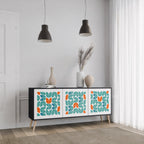 BE THE CHANGE 3-Door Sideboard in Black Finish