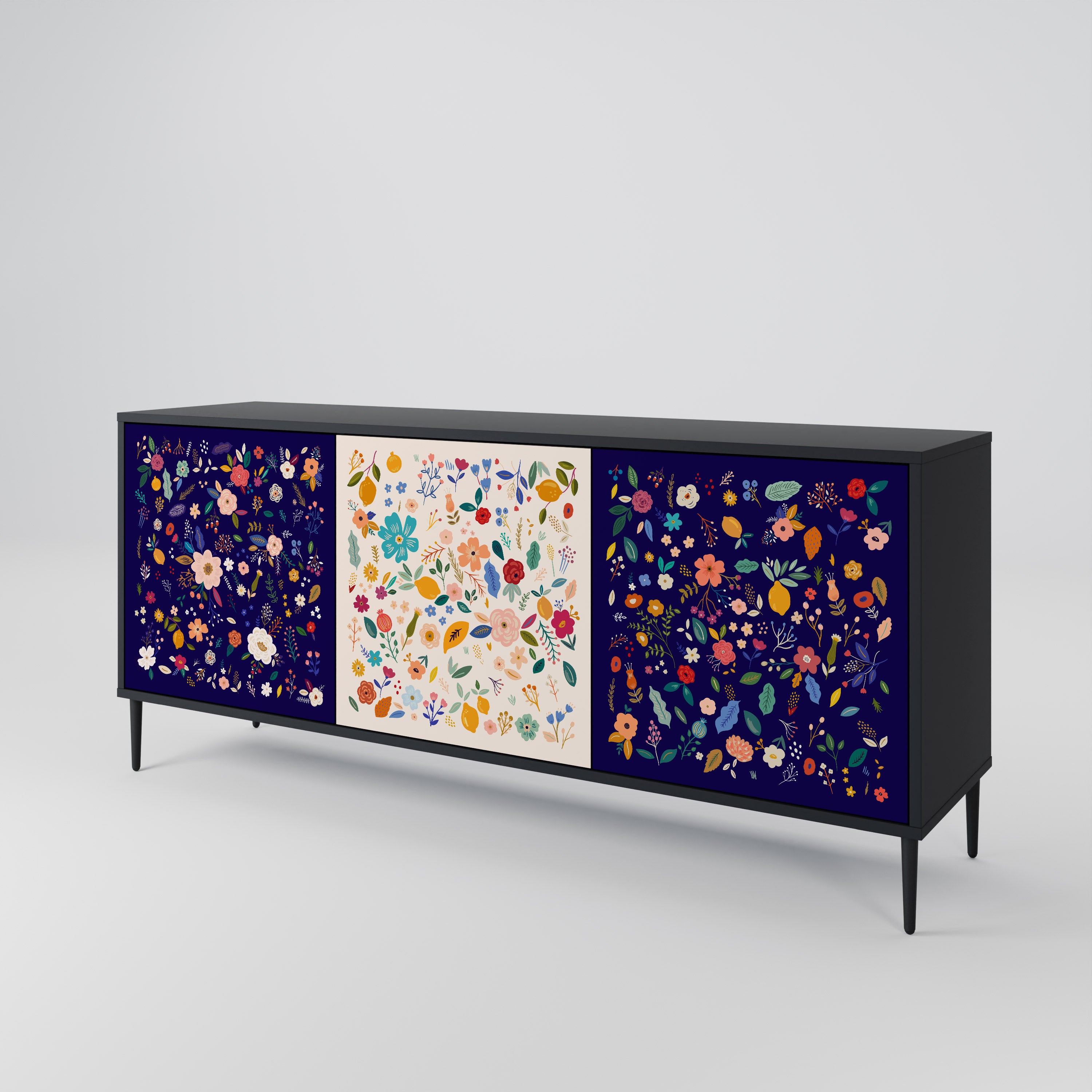 FLORAL COMBINATION 3-Door Sideboard