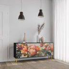 STYLISH BEAUTY 3-Door Sideboard in Black Finish