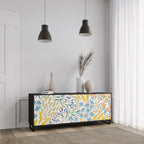 HELLO SPRING 3-Door Sideboard in Black Finish