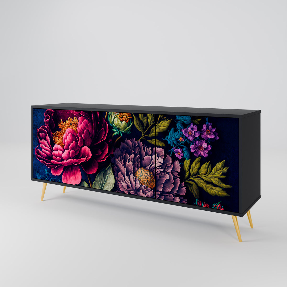 BLOOMING ELEGANCE 3-Door Sideboard