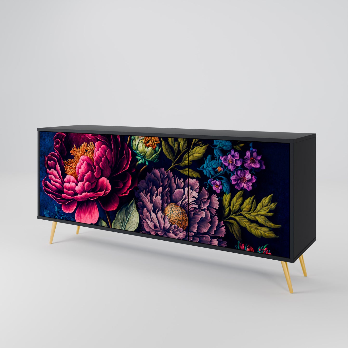 BLOOMING ELEGANCE 3-türiges Sideboard