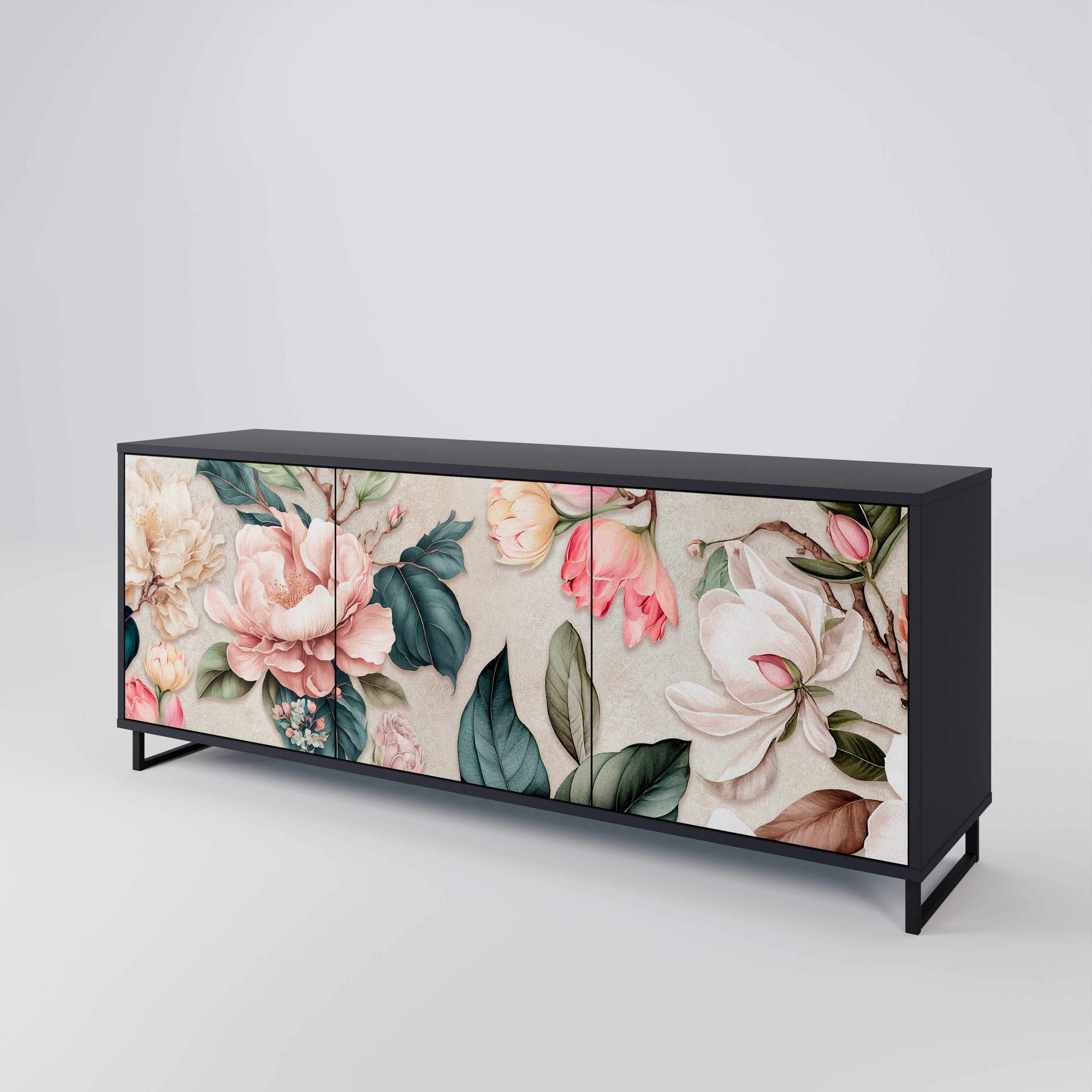 FLORAL GRACE 3-Door Sideboard