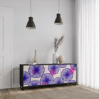 MAGIC NATURE 3-Door Sideboard in Black Finish