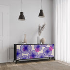 MAGIC NATURE 3-Door Sideboard in Black Finish