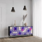 MAGIC NATURE 3-Door Sideboard in Black Finish