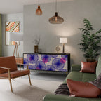 MAGIC NATURE 3-Door Sideboard in Black Finish