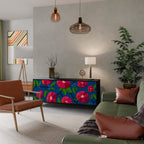 SPRING THOUGHTS 3-Door Sideboard in Black Finish