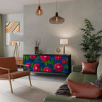 SPRING THOUGHTS 3-Door Sideboard in Black Finish