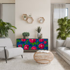 SPRING THOUGHTS 3-Door Sideboard in Black Finish