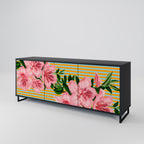 FRAGILE BEAUTY 3-Door Sideboard in Black Finish