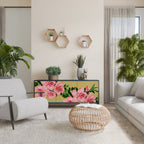 FRAGILE BEAUTY 3-Door Sideboard in Black Finish