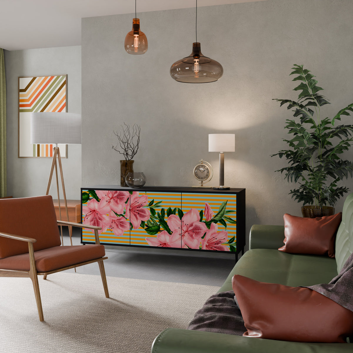 FRAGILE BEAUTY 3-türiges Sideboard