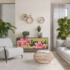 FRAGILE BEAUTY 3-Door Sideboard in Black Finish