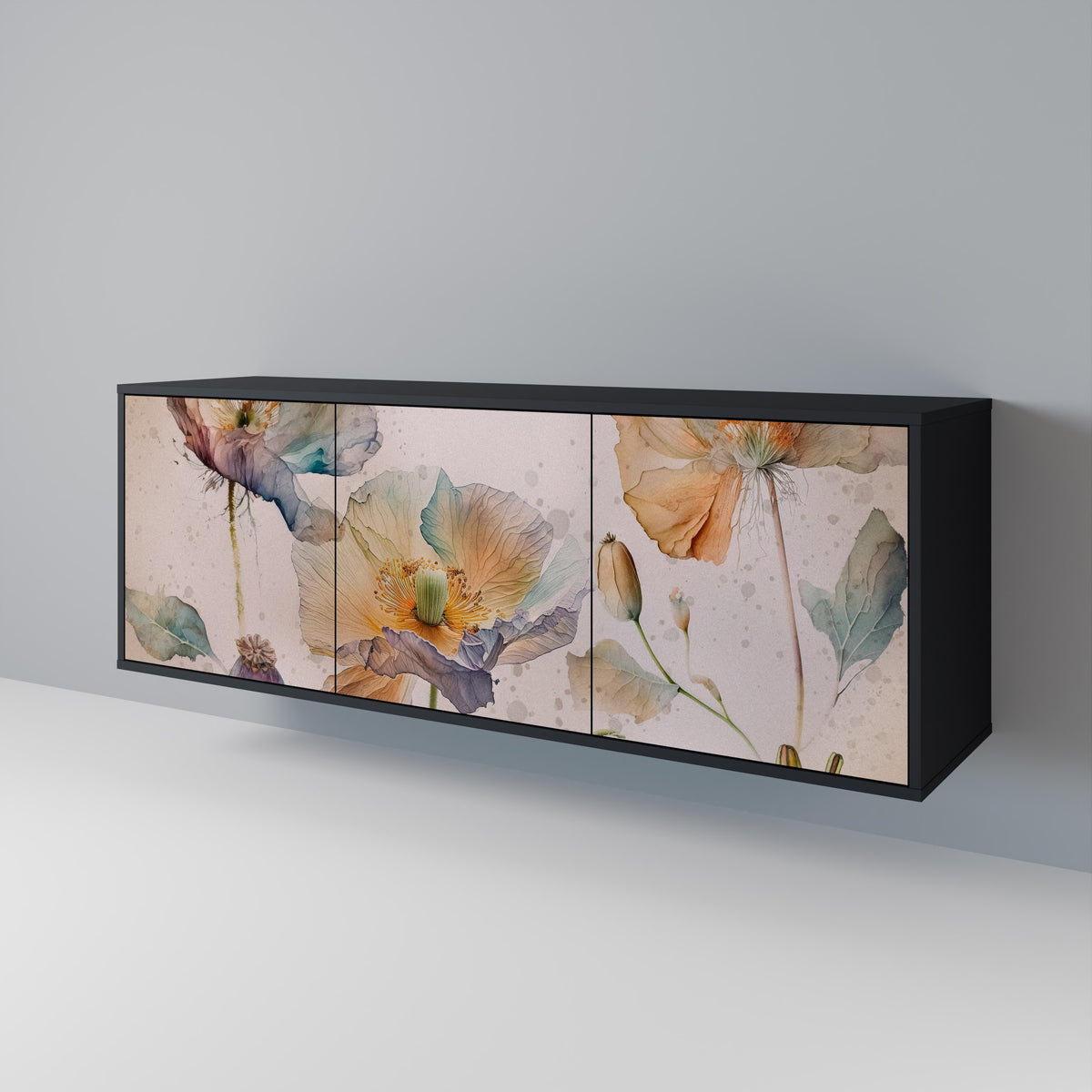 SOFTEN POPPY 3-türiges Sideboard