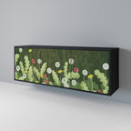 DANDELION AMUSE 3-Door Sideboard in Black Finish