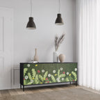 DANDELION AMUSE 3-Door Sideboard in Black Finish