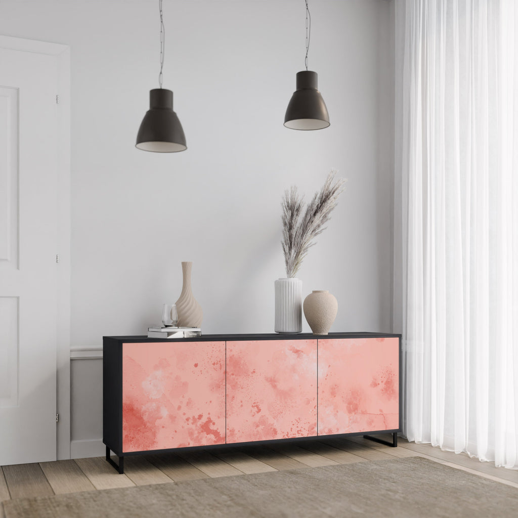 CRANE DANCE 3-türiges Sideboard in Schwarz