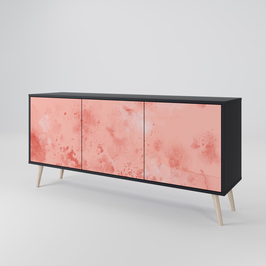 CRANE DANCE 3-türiges Sideboard in Schwarz