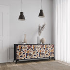 EMINENT HOOPOE 3-Door Sideboard in Black Finish