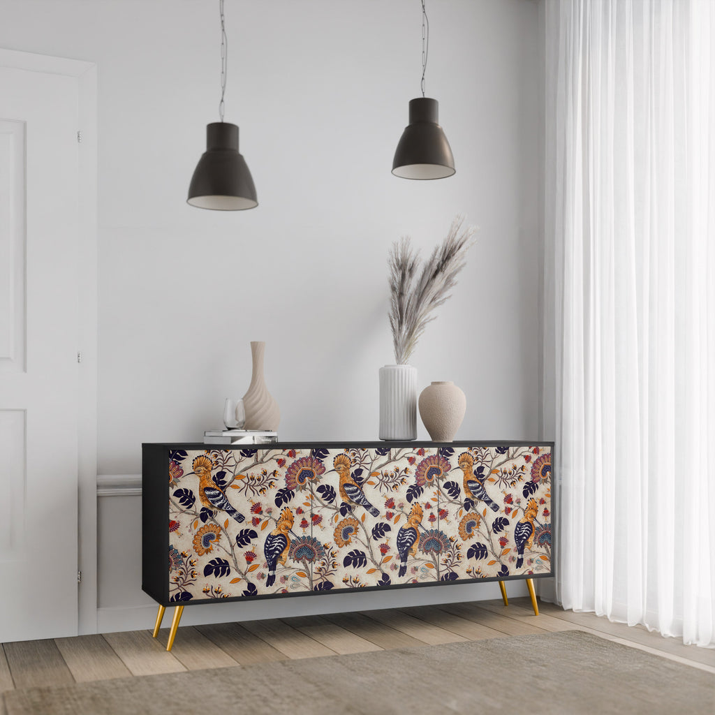 EMINENT HOOPOE 3-türiges Sideboard in Schwarz