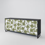SEEDLING SONGBIRD 3-Door Sideboard in Black Finish