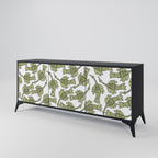 SEEDLING SONGBIRD 3-Door Sideboard in Black Finish
