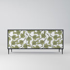 SEEDLING SONGBIRD 3-Door Sideboard in Black Finish
