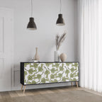 SEEDLING SONGBIRD 3-Door Sideboard in Black Finish